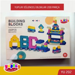 YUPLAY YU202 EĞLENCELİ BLOKLAR 200 PARÇA
