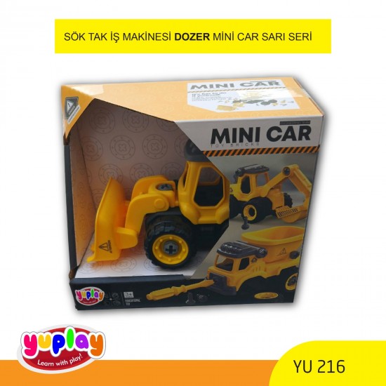 YUPLAY YU216 SÖK-TAK İŞ MAKİNESİ DOZER SARI SERİ