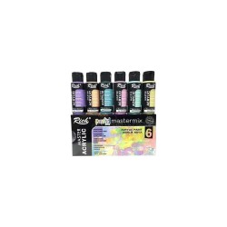 RİCH 09708 MASTERMİX AKRİLİK BOYA PASTEL 60ML 6LI SET