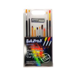 SAMUR SULUBOYA FIRÇASI 10LU SET