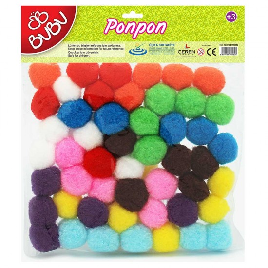 BU-BU 00110 PONPON 3CM 50Lİ KRŞ