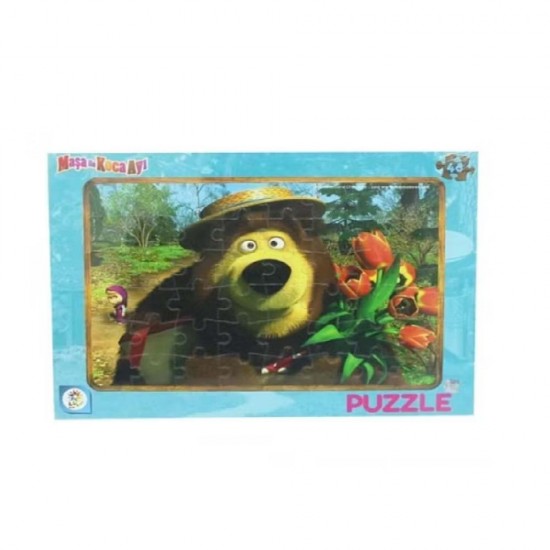 UTKU LAÇO MS7538 FRAME PUZZLE 48PRÇ MAŞA İLE KOCA AYI