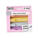 TAROS 5638 FOSFORLU KALEM 4 LÜ SİMLİ METALİK