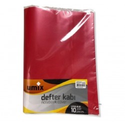 UMİX 1910-KI YAPIŞKANLI DEFTER KABI A4 10LU KIRMIZI