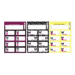 KESKİN 220130-12 KUROMİ DERS PROGRAMLI 3LÜ ETİKET