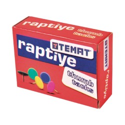 TEMAT 16468 RENKLİ RAPTİYE 300 KARIŞIK RENK