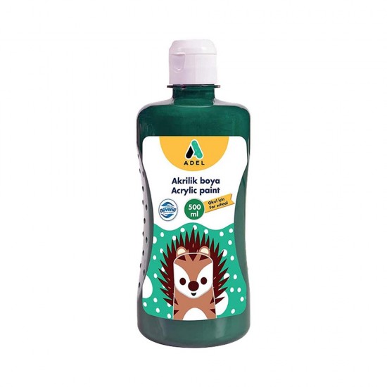 ADEL OKUL AKRİLİĞİ 500ML YEŞİL 000021