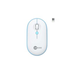 LECOO WS212 KABLOSUZ MOUSE 1600DPI 4 TUŞLU OPTİK BEYAZ&amp;MAVİ