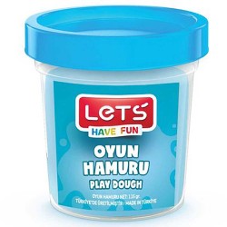 LETS L8440-3 TEK RENK OYUN HAMURU 110GR MAVİ