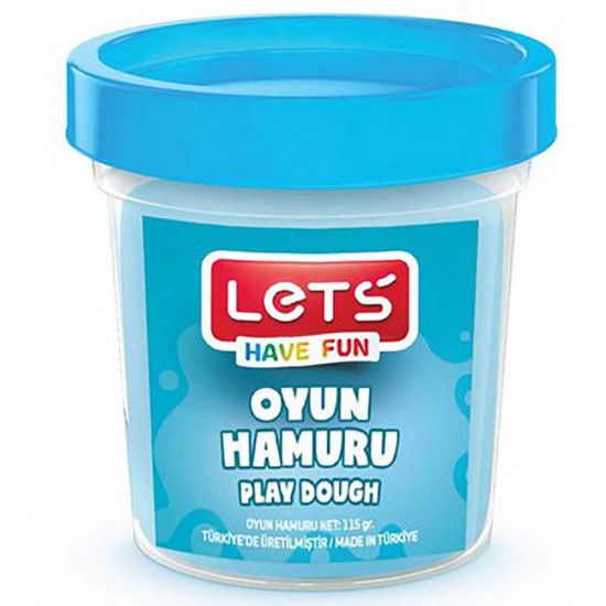 LETS L8440-3 TEK RENK OYUN HAMURU 110GR MAVİ