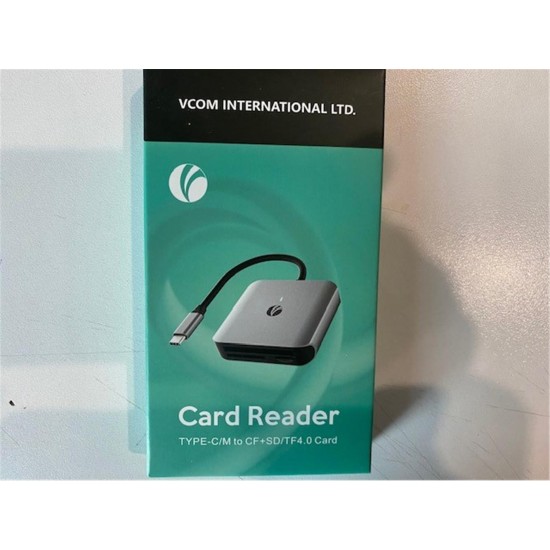 Vcom Card Reader Type-c-m CF+Sd-Tf4 Card