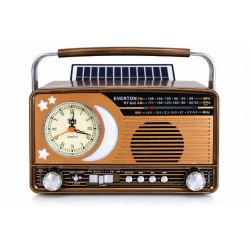 Everton Rt-622  Bluetooth Fm-Usb-Tf-Aux  Şarjlı Nostaljik Radyo
