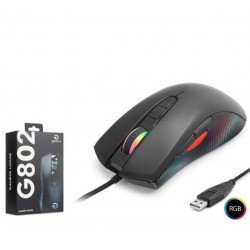 GOOD PRO G802 RGB Gaming Mouse 7200 DPI 8 Tuş 1000Hz Siyah