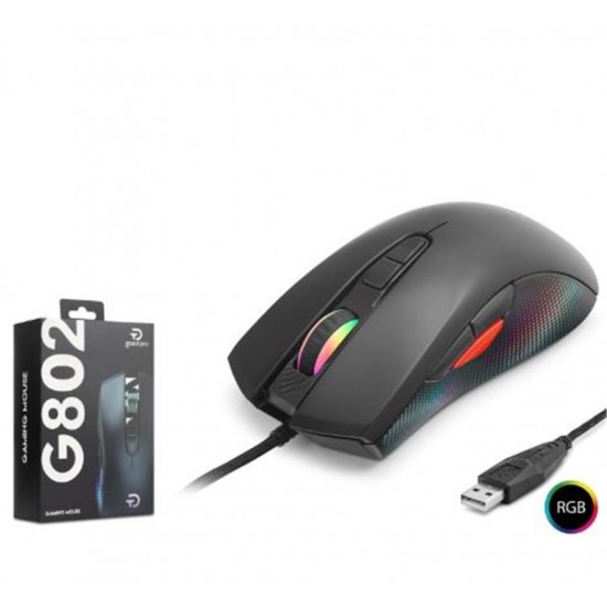 GOOD PRO G802 RGB Gaming Mouse 7200 DPI 8 Tuş 1000Hz Siyah