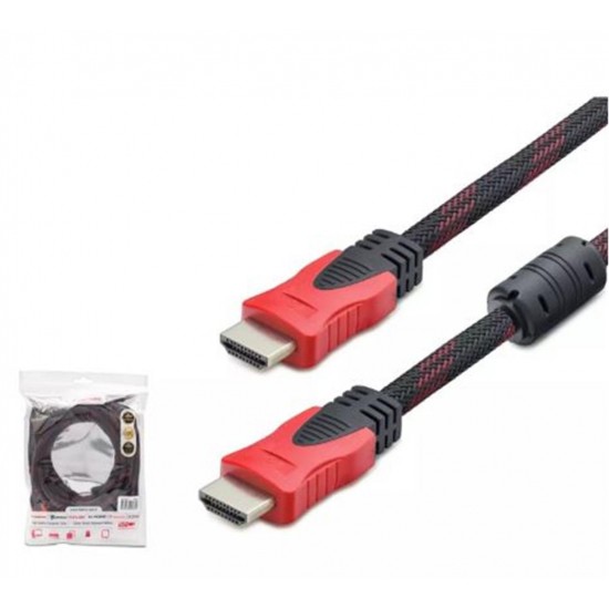 Hadron Hdx2022 15M Hdmi Kablo Örgülü  Siyah
