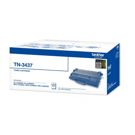 Brother TN-3437 8.000 Sayfa Black Siyah Toner HL-L5100 HL-L5200DW  HL-L6200DW