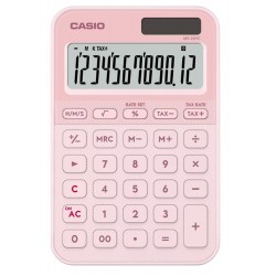 Casio MS-20YC-LP 12 Hane Açık Pembe Masa Üstü Hesap Makinesi