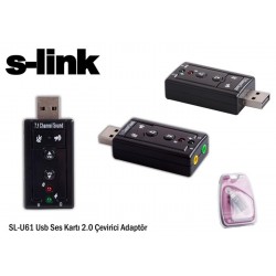 S-link SL-U61 Usb 2.0 Ses Kartı