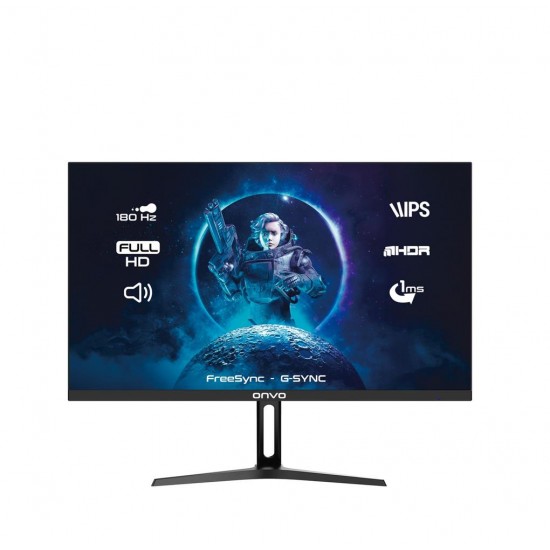 Onvo 24 OV24MNT202G Fast IPS 180 Hz 1ms Fhd Freesync - Multimedya G Sync Oyuncu Monitörü