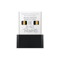 Tp-Link Mercusys MA20N AC650 Nano Wi-fi Kablosuz USB 2.0 Adaptör