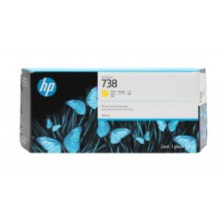 HP 738 Yellow Sarı 300ML Plotter Kartuşu 676M8A