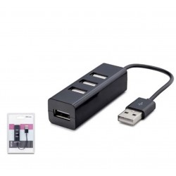 HADRON HDX7014 USB Hub 4 Port 480 Mbps Siyah