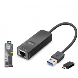 iETOP LAN03 USB 3.1 Type-C Gen1 Ethernet Adaptör Gigabit Siyah