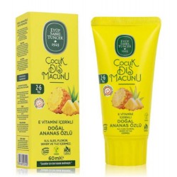 Eyüp Sabri Tuncer Doğal Ananas Özlü 2-6 Yaş Çocuk Diş Macunu 60 ml