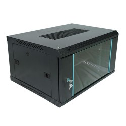 Racksan MT-6607S 7U Duvar Tipi Kabinet (350-600-600) Raf+Fan+Priz