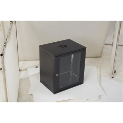 Racksan SE-6412S 12U Duvar Tipi Kabinet (600-530-400) Raf+Fan+Priz
