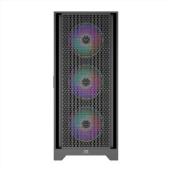 PowerBoost PB-PS5846B 600W ATX USB 3.0 Rainbow Fanlı Mesh Gaming Siyah Kasa