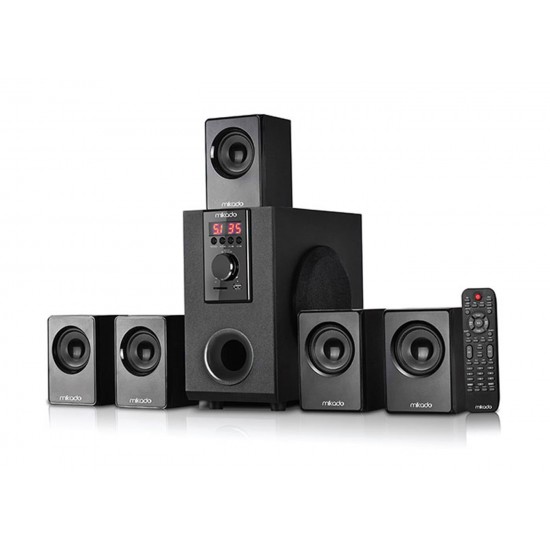 Mikado MD-505 5+1 Usb+SD+FM Destekli Bluetooth Speaker Kumandalı