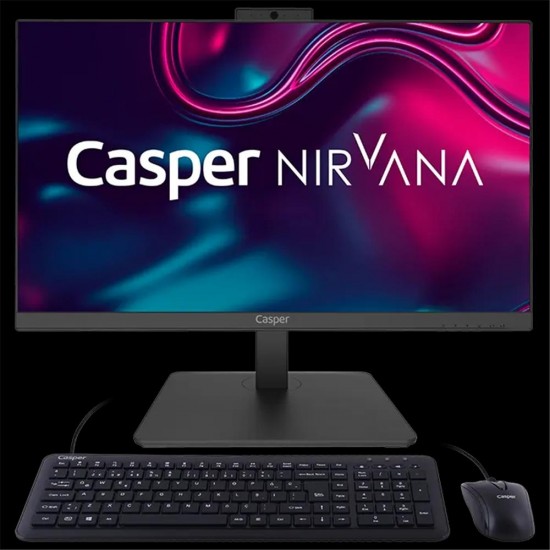 Casper Nirvana A90.1362-DD00A-V-S Siyah Intel Core i7 13620H 32GB RAM 250GB W11H Pivot All In One