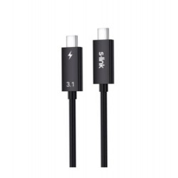 S-link SL-TC302 Thunderbolt 3.0 2m 4k 60Hz PD100W TypeC to TypeC 40Gbps Hızlı Data Kablosu