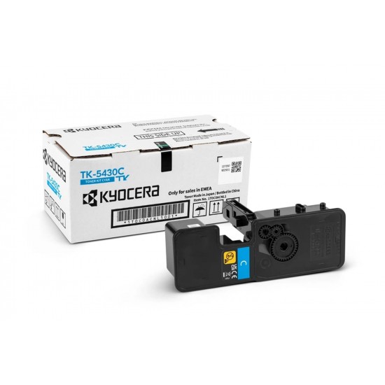 Kyocera TK-5430C Cyan Mavi Orjinal Fotokopi Toneri Ecosys MA2100- PA2100 1.250 Sayfa