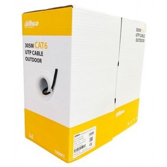 Dahua DH-PFM920-6UN Cat6 UTP Dış Mekan Siyah 305 metre