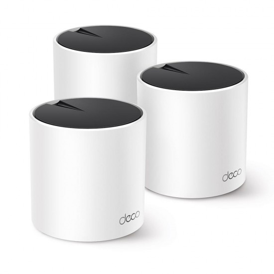 Tp-Link DECO X55 3LÜ Wi-Fi 6 AX3000 Tüm Evi Kapsayan Mesh Wifi Sistemi