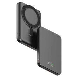 Snapron SNP-3020 Slim PD 22.5W Hızlı Şarj Lcd Ekran Magsafe 5000 mAh Powerbank