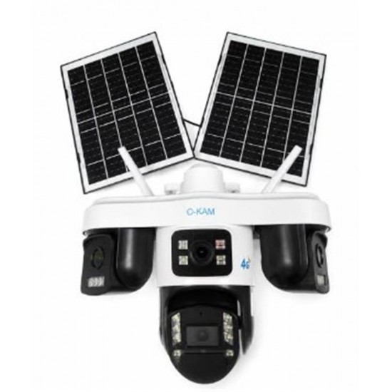 OKam O-KAM OK-S-337 Premium AOV 4G 4 Lens Solar Ptz Kamera