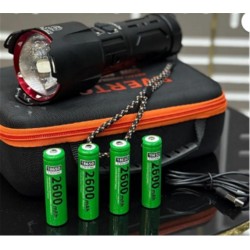 Everton RT-T709 Çantalı Metal Fener 60w 6000 lümen Led Gösterge 4-2600 mah Şarjlı Pil Zoomlu