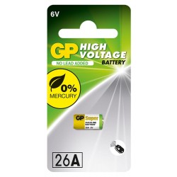 GP GP26A-2C5 26A 6V Yüksek Voltaj Spesifik Pil
