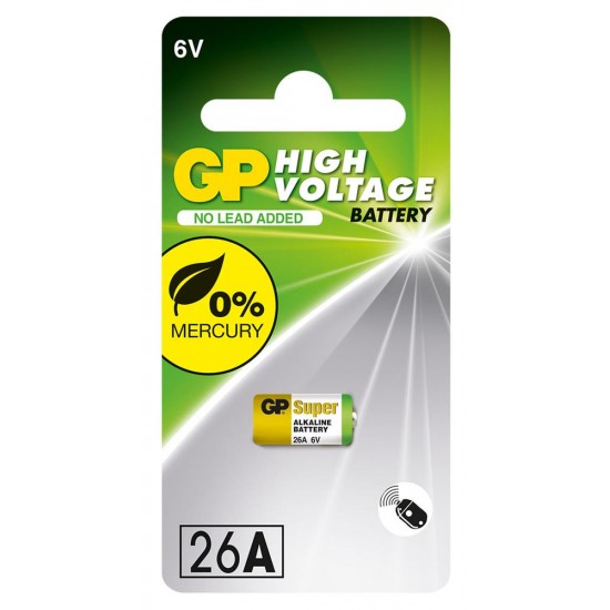 GP GP26A-2C5 26A 6V Yüksek Voltaj Spesifik Pil