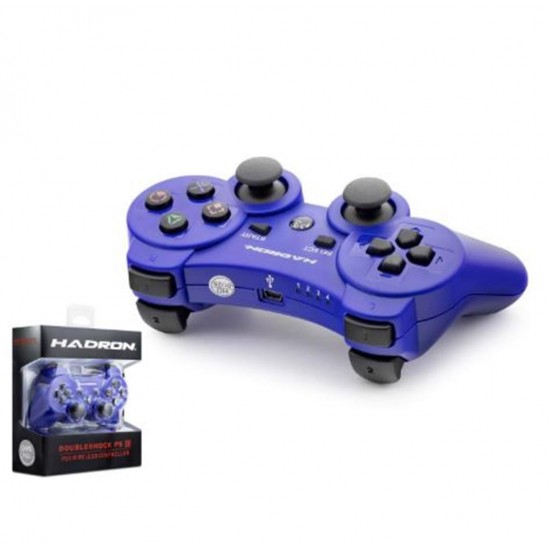 HADRON HD325M PS3 Uyumlu Kablosuz Bluetooth GamePad Oyun Kolu DoubleShock III - Mavi