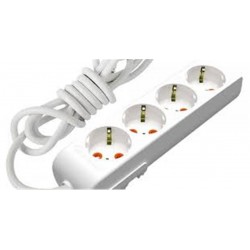 Mutlusan Rı-Tech 4lü 1mt Topraklı Grup Priz (001 175 410002 01 00)