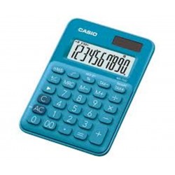 Casio MS-7UC-BU 10 Hane Mavi Masa Üstü Hesap Makinesi