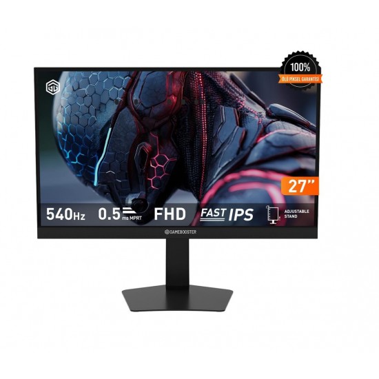 GameBooster 27 GB-27F540FP 540Hz Fast IPS 0.5ms MPRT FHD 2xHDMI+2XDP RGB Pivot Flat Gaming Monitör