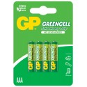 GP Greencel R03 AAA Boy İnce Çinko Kalem Pil 4lü Paket GP24G-U4