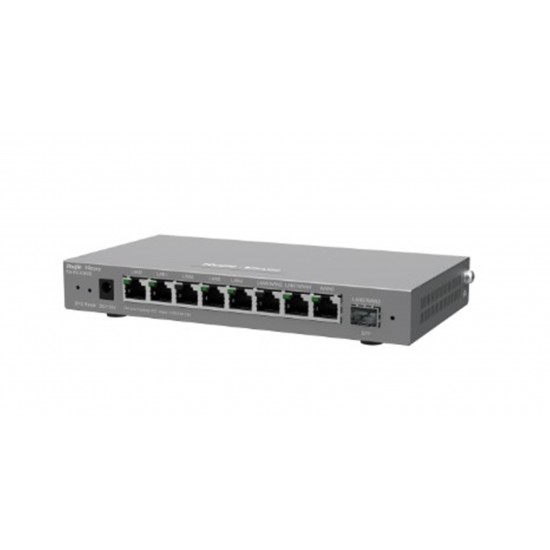 Ruijie-Reyee RG-EG209GS 8 Port 10-100-1000Mbps+1Port SFP 200 Kullanıcı Yönetilebilir Router