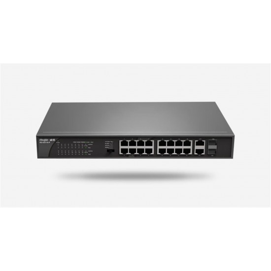 Ruijie Reyee RG-ES116G 16 Port 10-100-1000 Mbps Switch Metal Kasa