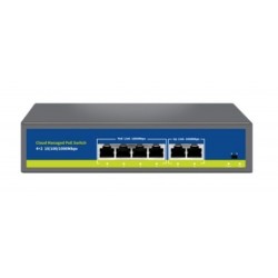 Nova NVC-S21-4GP2G 4 Port 2 Uplink Full Gigabit Cloud Poe Switch